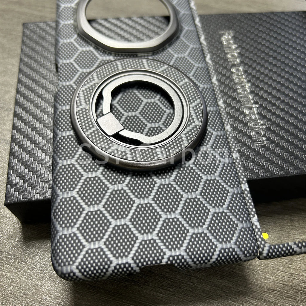 Honor Magic V3 Carbon Fiber Case | Slim Shock-Absorbing Magnetic Cover Tidesmit