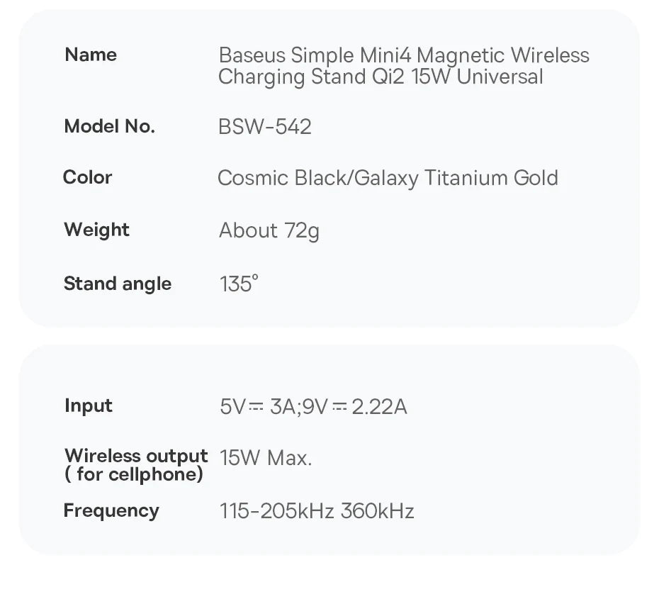Magnetic Wireless Charger for iPhone 16/15 with Adjustable Stand Tidesmit