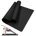 Foldable Yoga Mat Black Eco Friendly EVA Folding Travel Fitness Exercise Mat 3/4/6mm Thicknesses for Yoga Floor Workouts