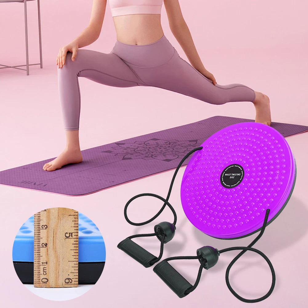 Ab Twister Board with Massage Foot Plate - Full Body Slimming Body Shaping Massage Equipment Tidesmit