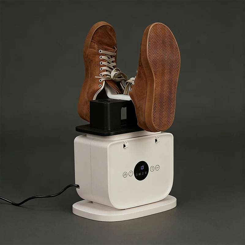 Tidesmit portable mini folding ironing and air drying machine showing compact heated drying feature for clothes