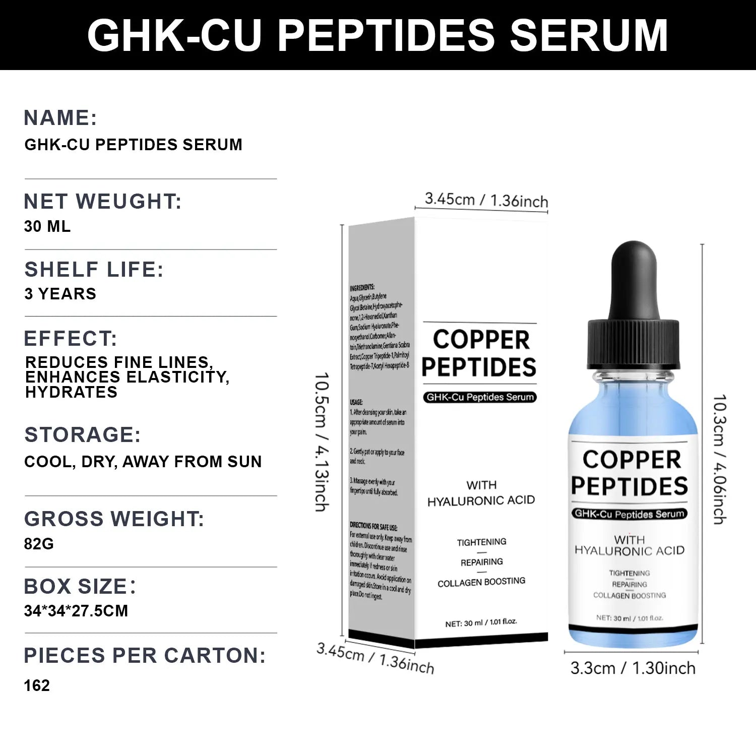 Copper Peptides GHK-Cu Beef Tallow for Skin, Blue Balm with Copper Peptides, Manuka Honey & Vitamin E, Natural Face Moisturizer