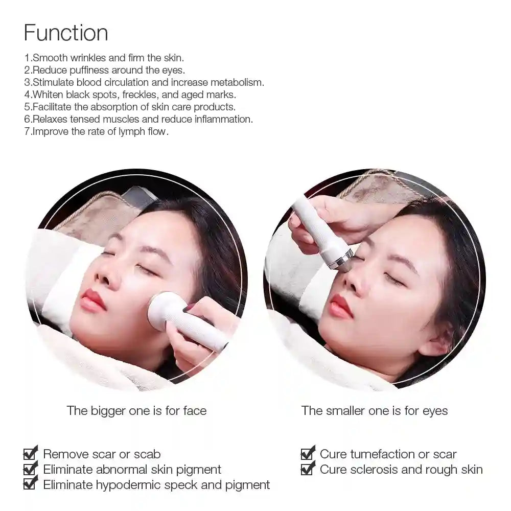 Ultrasonic Facial Lifting Machine for Targeted Anti-Aging Skin Care Eye Massage Instrument Tidesmit