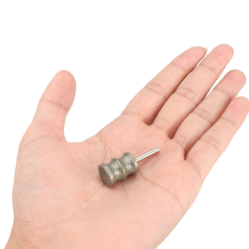 2-pack diamond-grit dog nail grinder replacement heads for smooth, painless pet paw grooming.