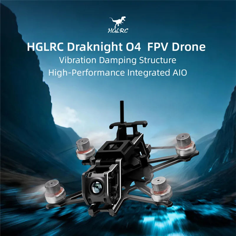 Draknight O4 2-Inch Toothpick FPV Drone with ELRS 2.4G System Tidesmit