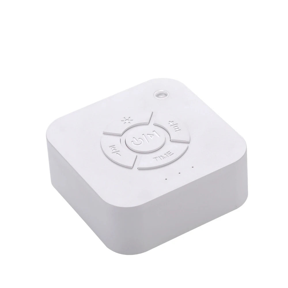 White Noise Sound Machine Sleep Soother With 9 Soothing Sounds Breathing Light Timer Type-C Charging For Baby Home Office Travel