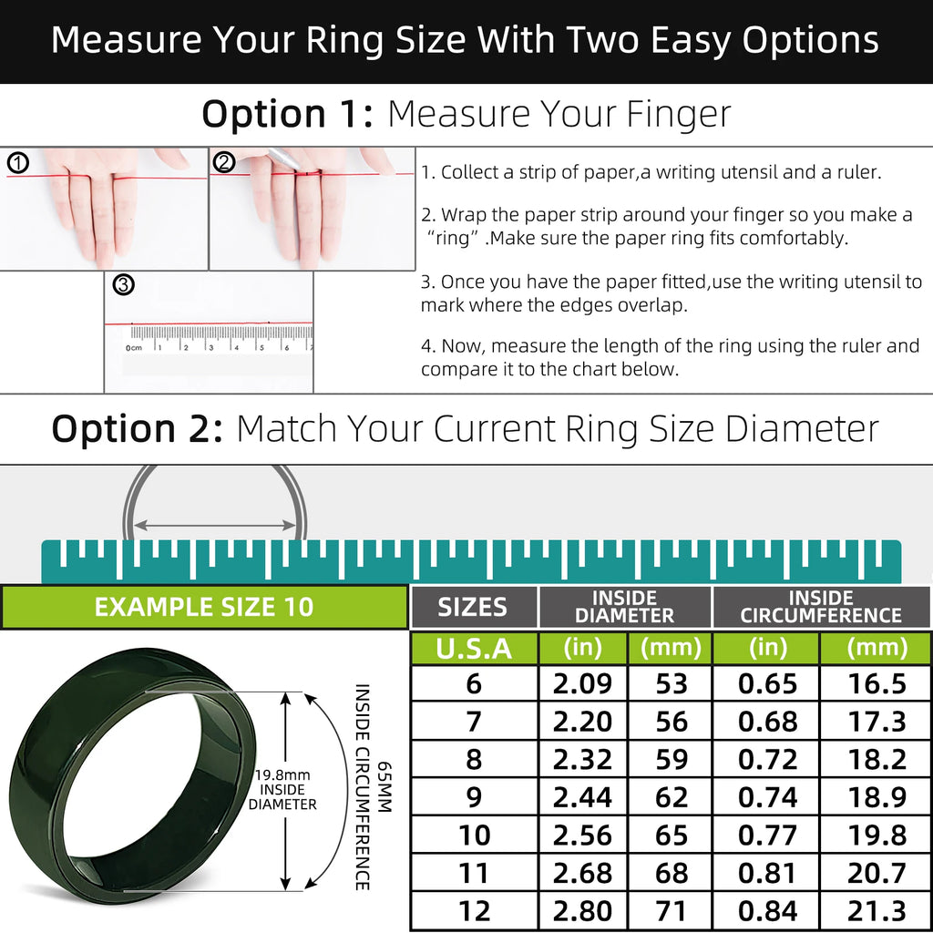 Tesla Smart NFC Health Ring - Heart Rate & Blood Oxygen Monitor Tidesmit