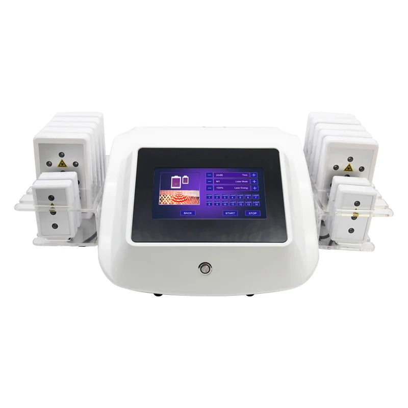 Lipo Laser Machine for Professional Body Contouring & Fat Removal Body Shaping Massage Equipment silver China Mainland