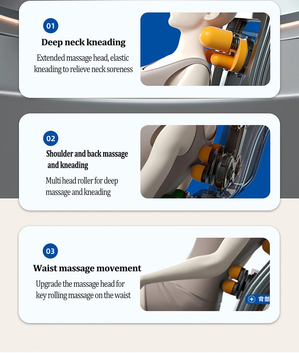 Massage Chair Zero Gravity Recliner with Heat Therapy & Bluetooth Massage Chairs Tidesmit
