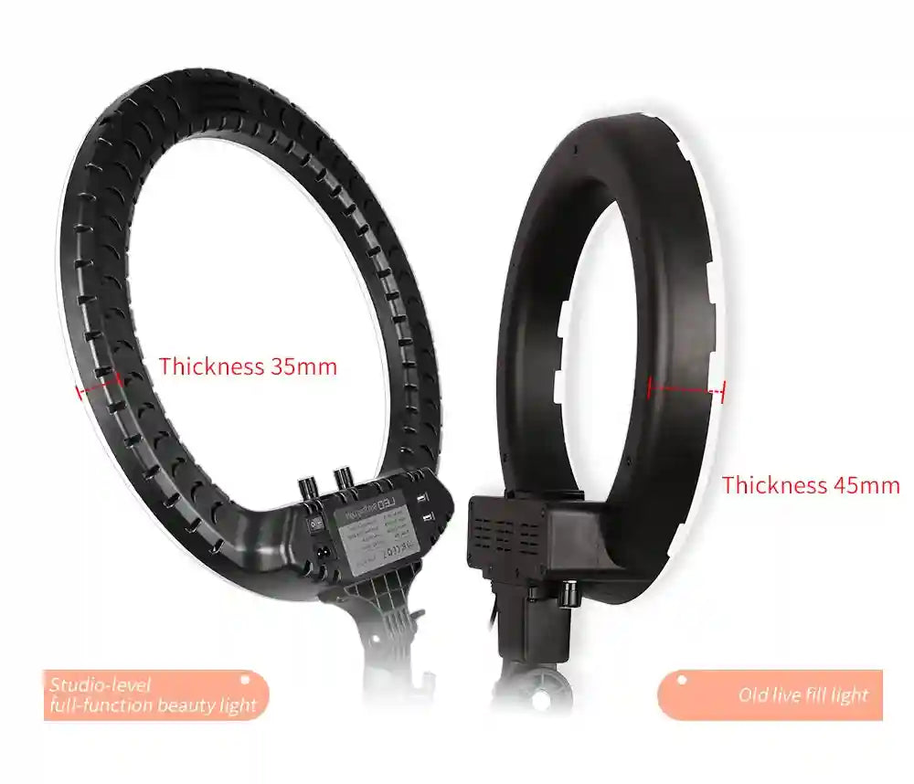 18 Inch LED Ring Light for Content Creation with Remote Control Tidesmit