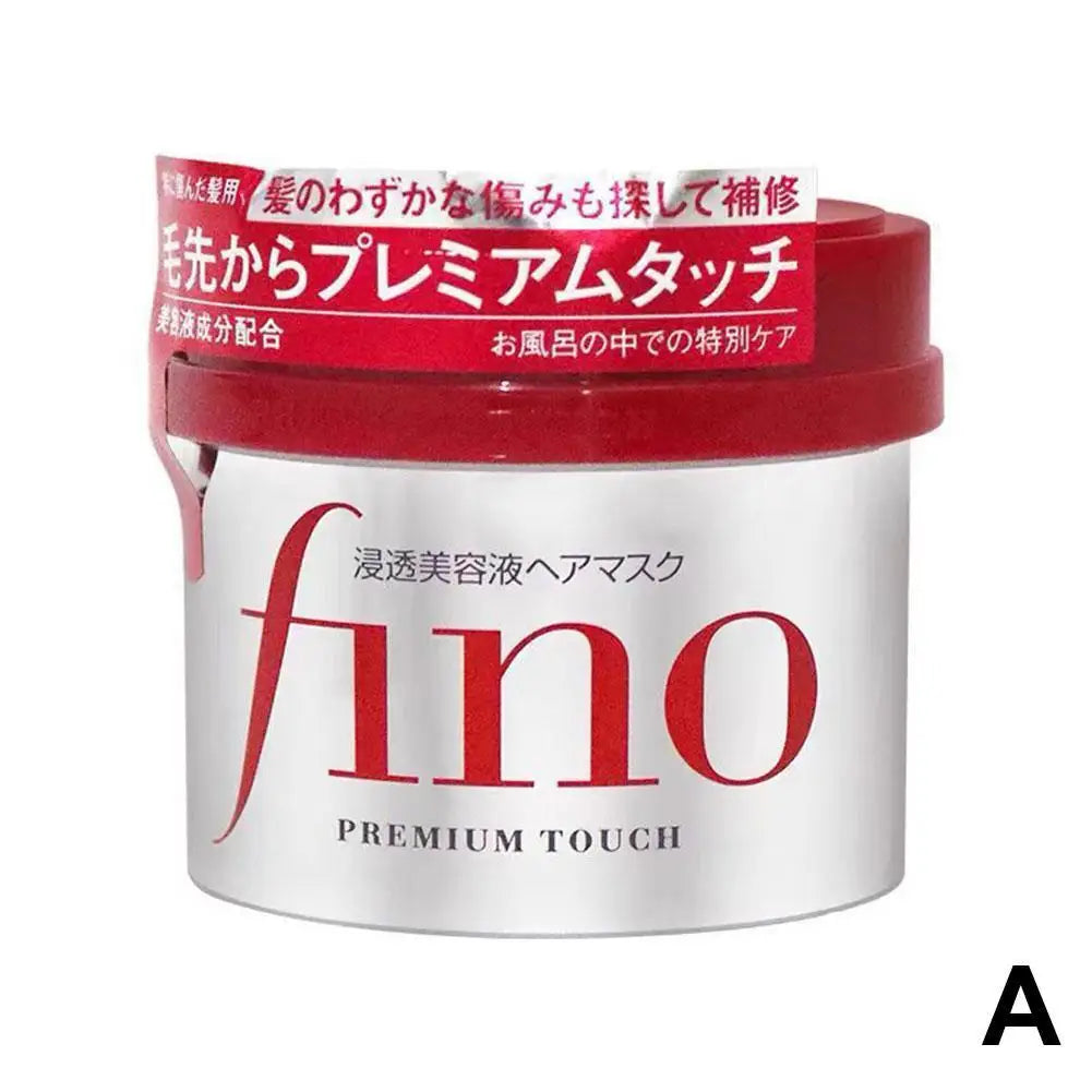 Fino Premium Touch Hair Care Set Deep Repair Damaged Hair Oil Control Volumizing Smooth Shiny Hair Mask Conditioner