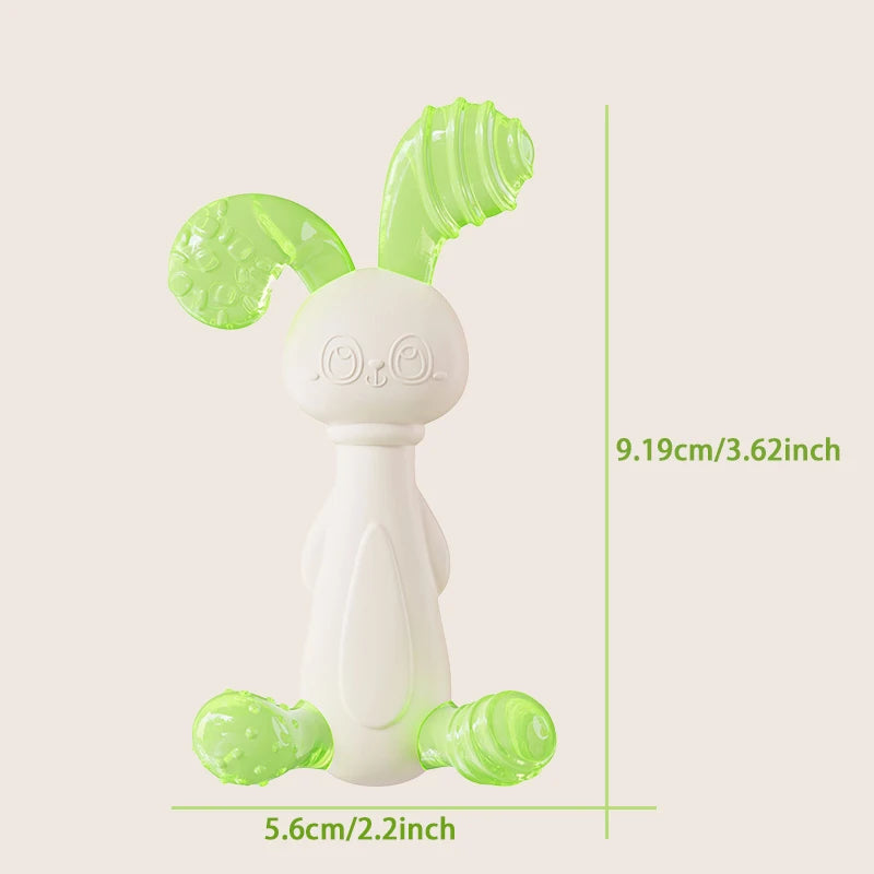 Cute Baby Molar Teethers Toy Soft Silicone Giraffe Rabbit Cartoon Teething for Babies Relief Gums Pain Toys Newborn Essentials