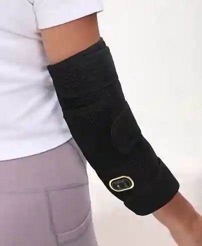 Heated Elbow Brace Wrap: Adjustable Compression Sleeve for Joint Relief Relaxation Treatment 5V-Massage Tidesmit