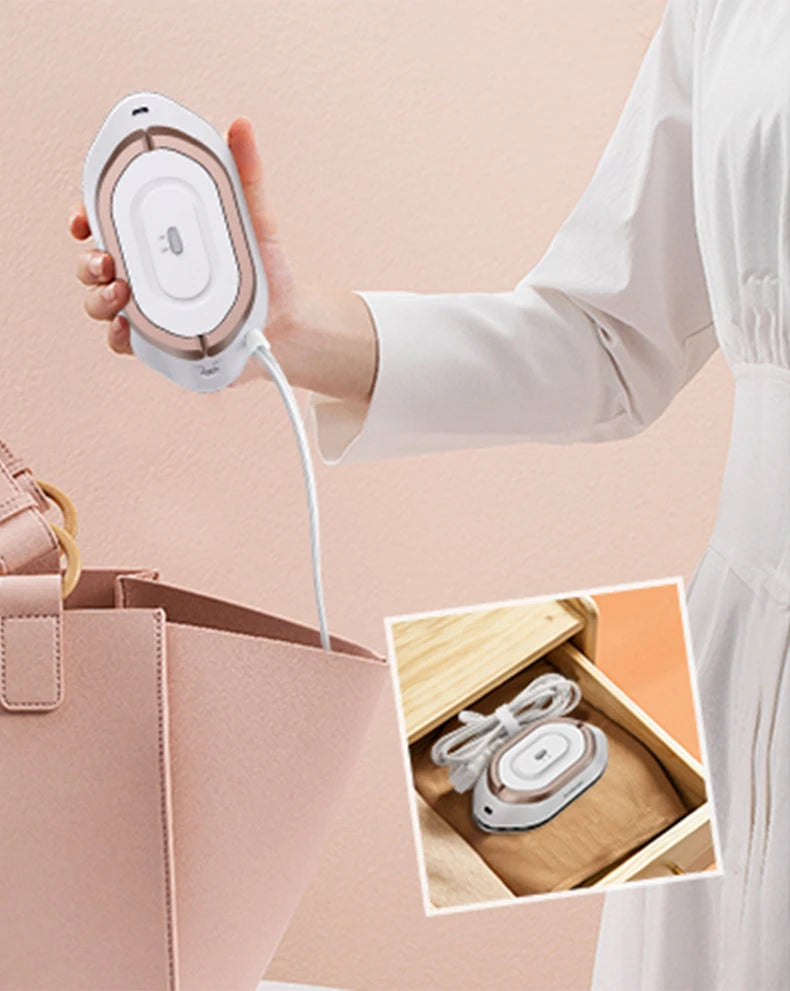 Tidesmit 300W portable electric mini iron and dual-voltage travel dryer for efficient garment wrinkle removal