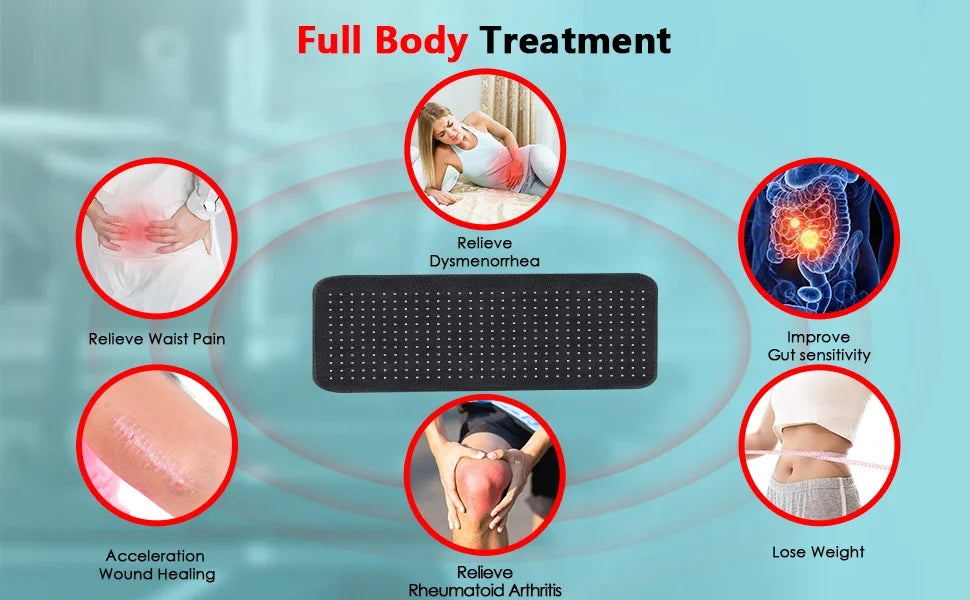 Red Light Therapy Heating Pad for Muscle Relief - Tidesmit Wellness Massage Chairs Tidesmit