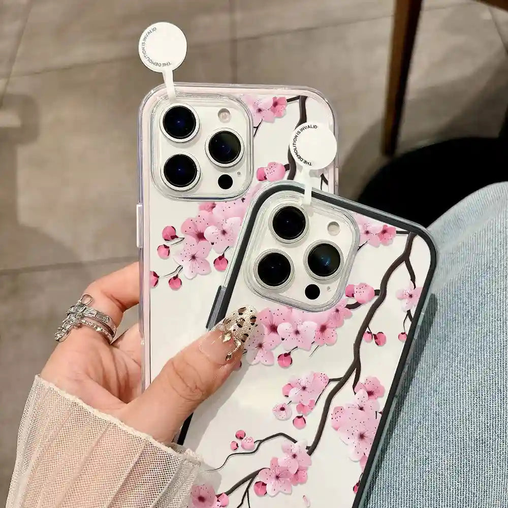 Floral iPhone 15 Pro Case - Slim Shock-Absorbing Cover with Drop Protection Tidesmit