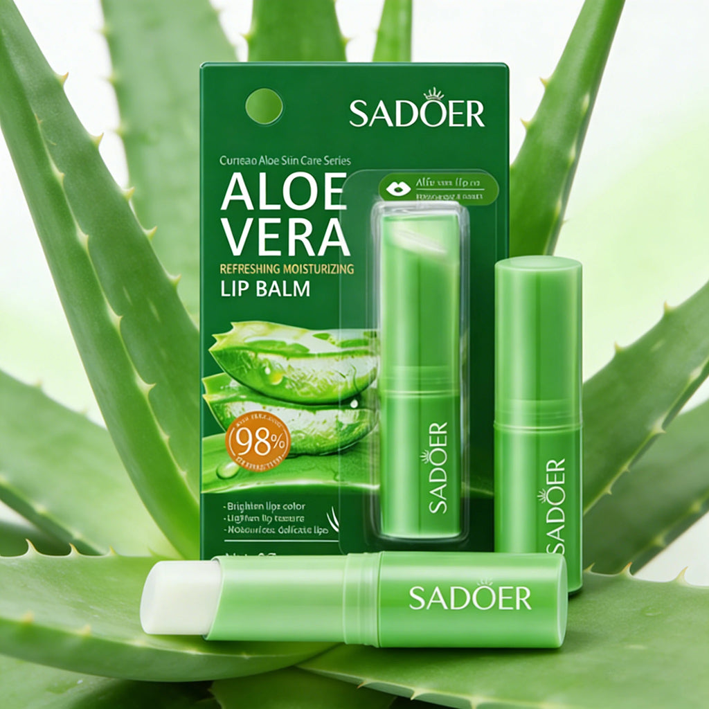 Aloe Lip Balm for Dry Lips: Natural Moisturizing Lip Treatment | Tidesmit Lip Care Tidesmit