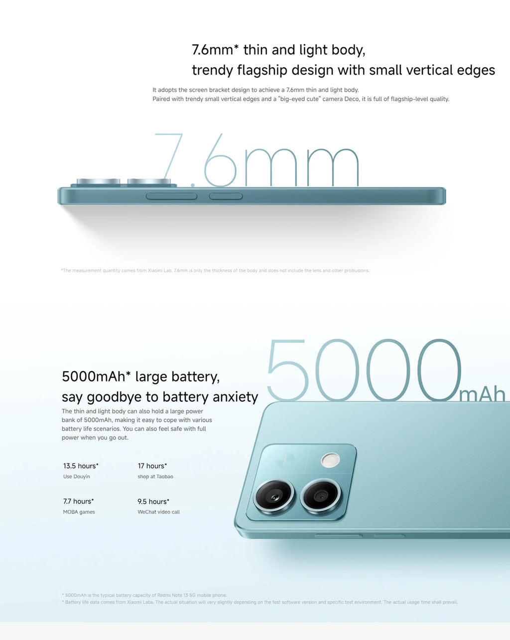 Redmi Note 13 5G Android 6GB ROM 128GB 120Hz 64MP 6.67in 2400x1080px 5000mAh 33W used phone