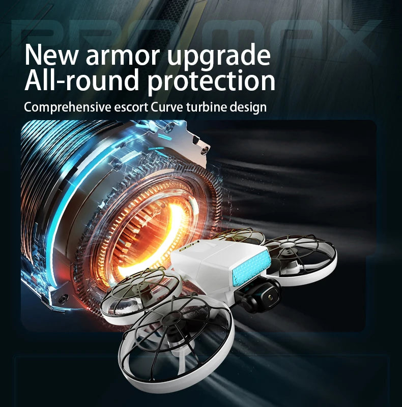 4K Camera Drone with Display Remote - Foldable GPS Obstacle Avoidance Tidesmit