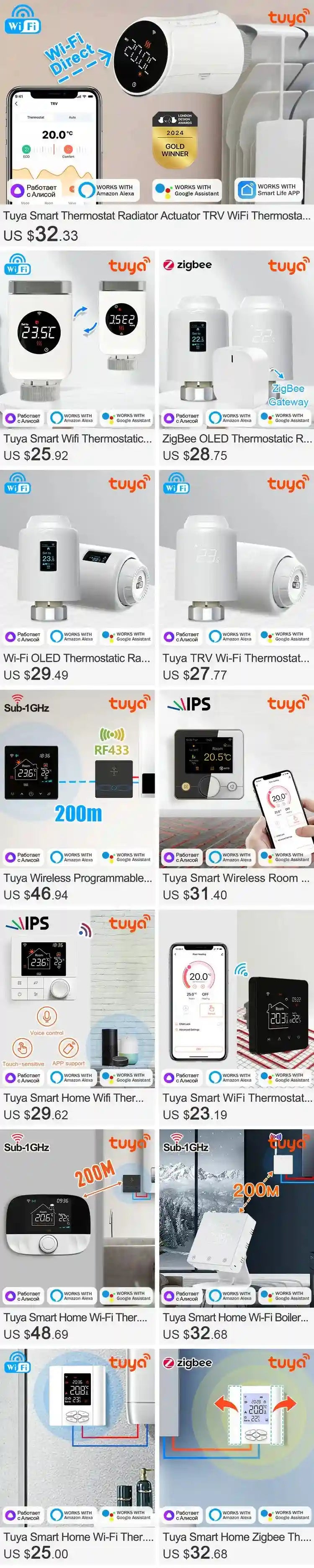 Wireless OpenTherm Smart Thermostat - App-Controlled Room Controller Tidesmit
