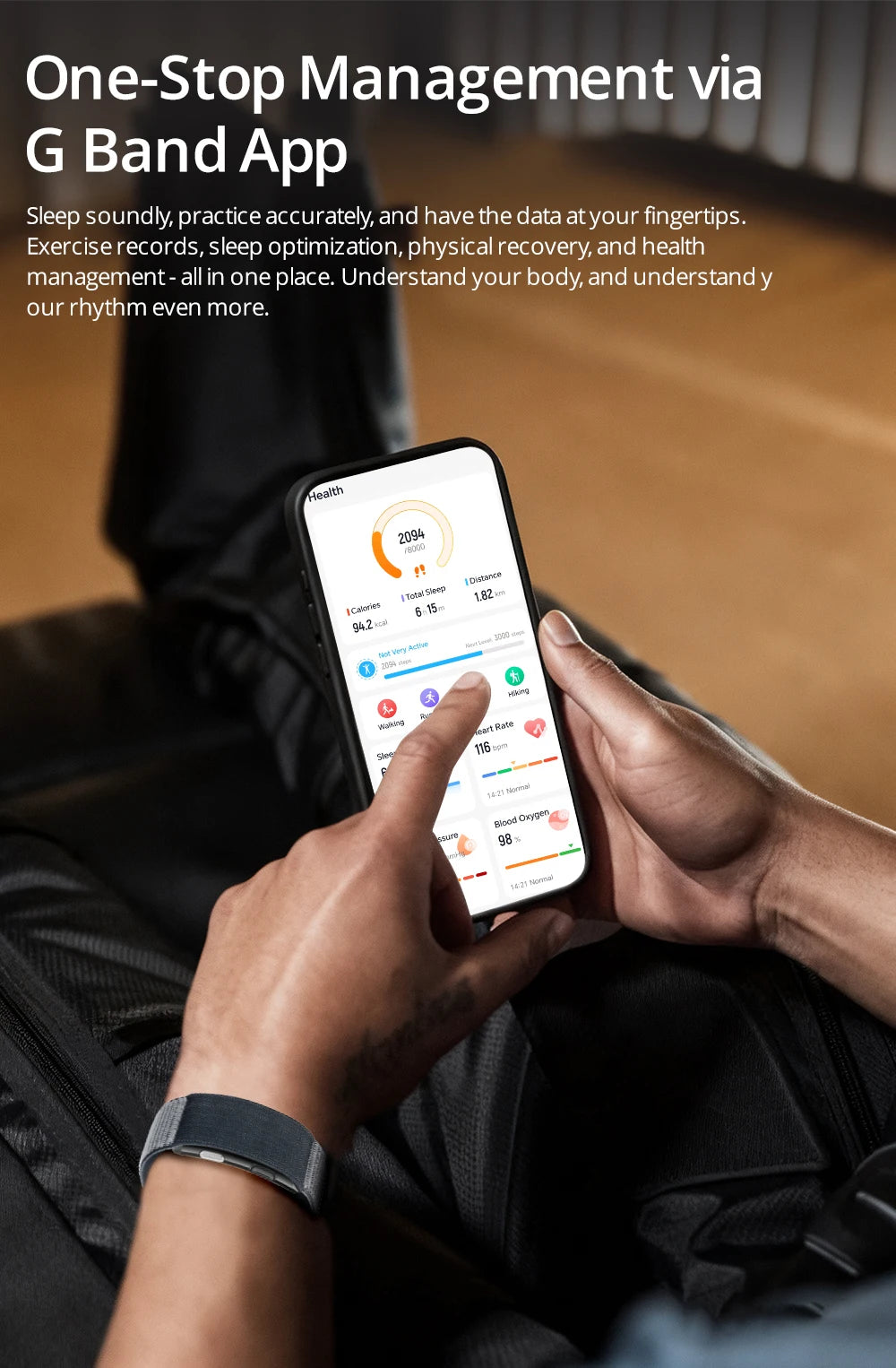 VALDUS New VITRO Smart Bracelet ECG Health Tracker Sports Fitness Heart Rate Blood Pressure Man Woman Wristband For ios Android