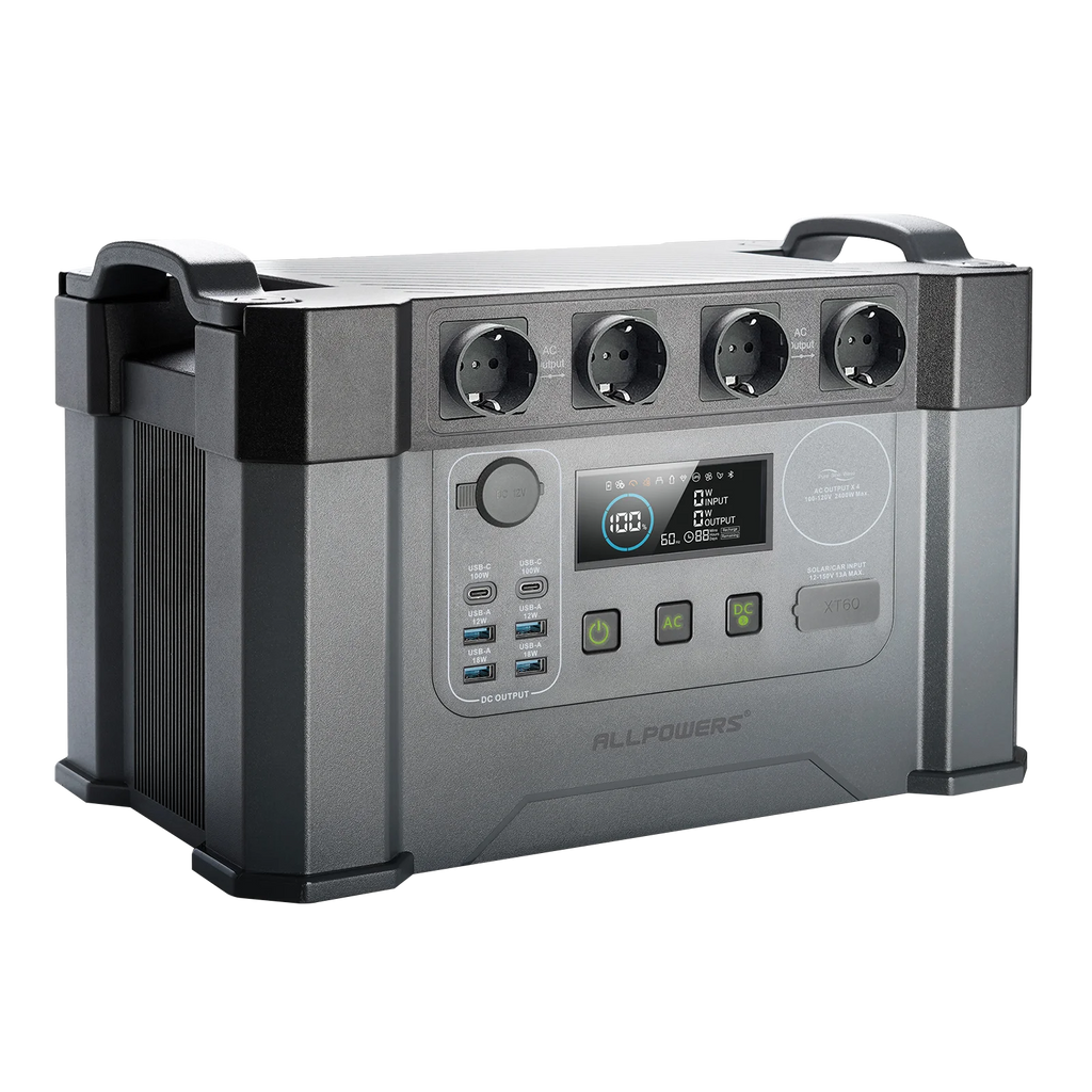 Tidesmit 2400W Portable Solar Generator | 1451Wh High Capacity Power Station Tidesmit