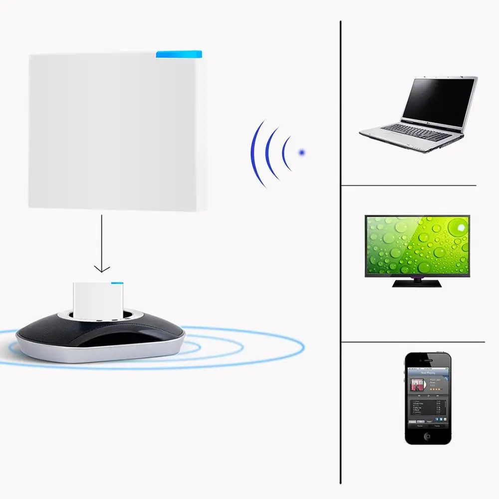 30 Pin Bluetooth Audio Receiver for Older iPod and iPhone Docks Tidesmit