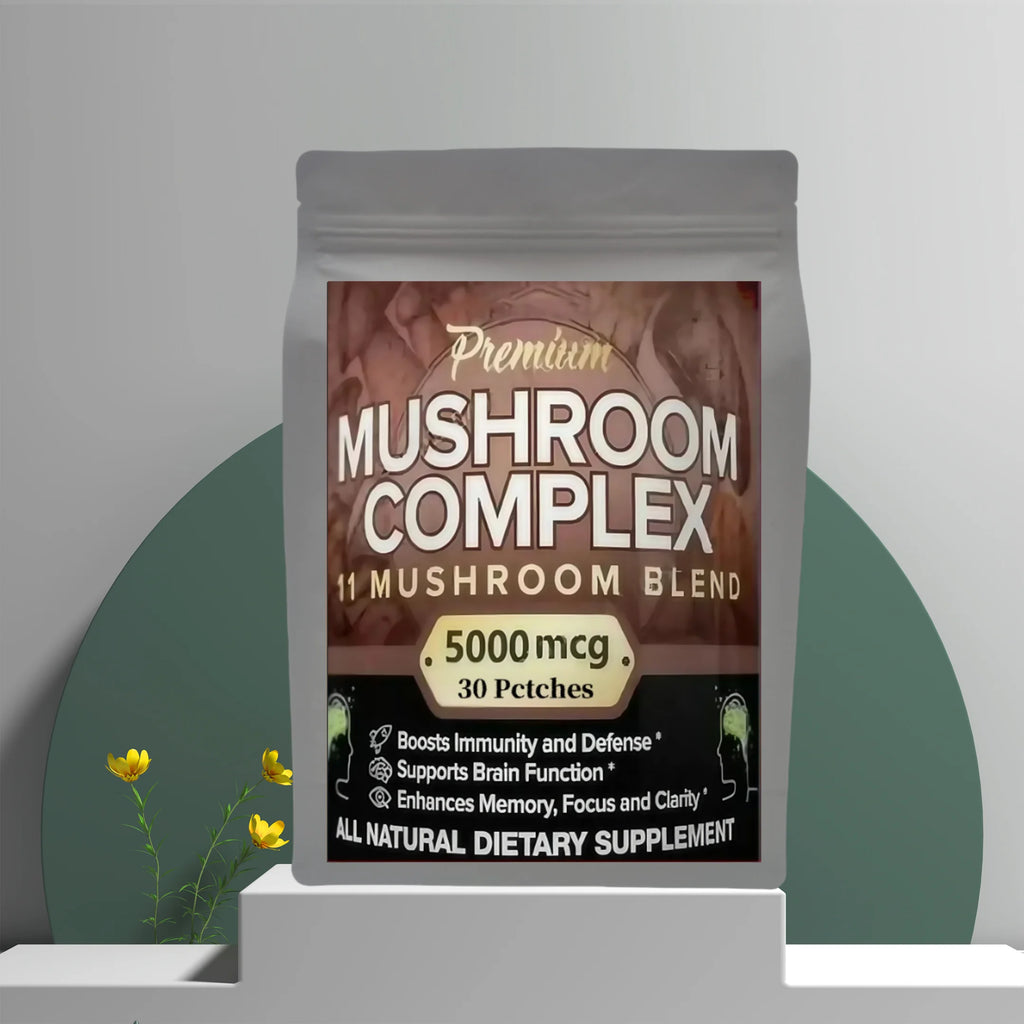 Hot sale 7-Blend Lions Mane Mushroom Transdermal Patches – with Cordyceps, Chaga, Reishi – Made in USA
