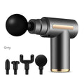 Tidesmit Muscle Massage Gun - Portable Deep Tissue Electric Massager Body Shaping Massage Equipment 6 GEAR GREY Type C