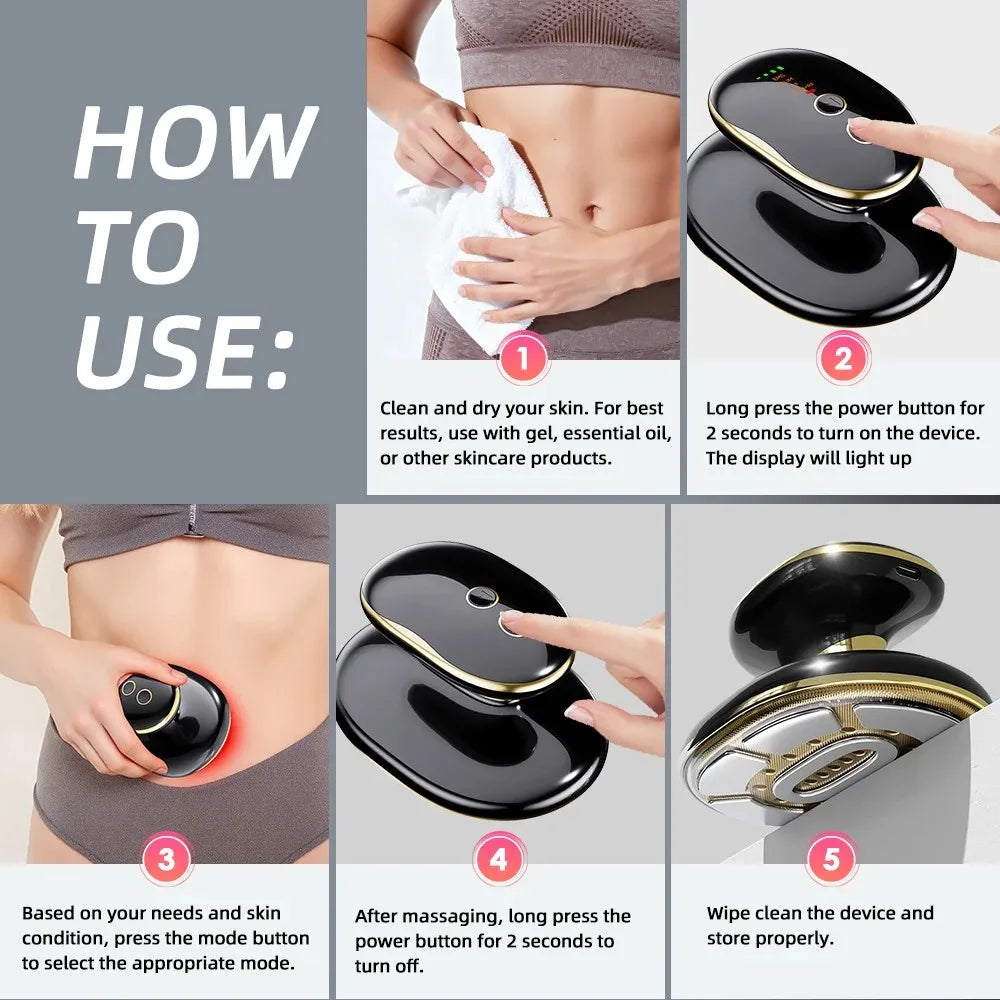 Cellulite Massager Machine - Cordless Deep Tissue Muscle Relief Device Body Shaping Massage Equipment Tidesmit