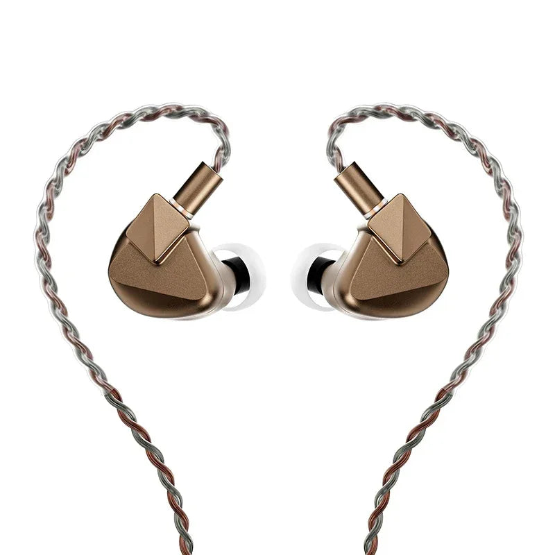 Planar Magnetic IEMs 14.8mm Driver Hi-Fi Earphones by Tidesmit mocha China Mainland Tidesmit