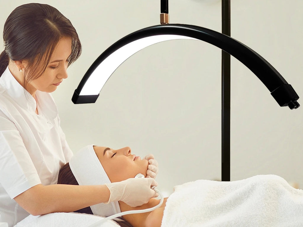 Half Moon Lash Lamp - Adjustable LED Beauty Light for Facials China Mainland Tidesmit