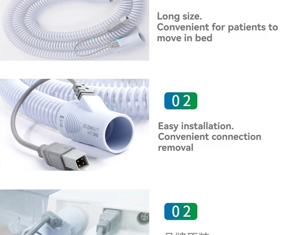 BMC G3 Series Heated Tubing For G3 CPAP BiPAP Machine Heated Air Range 20℃-37℃ CPAP Accessories Reduce Condensation Buildup