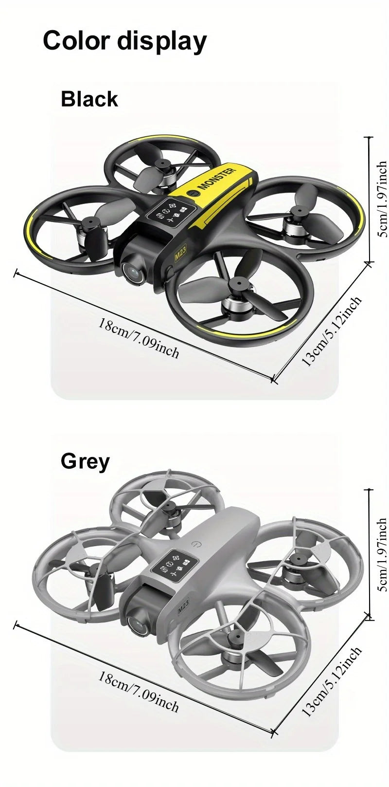 4K Camera Drone M23 with Obstacle Avoidance and GPS - Tidesmit Tidesmit