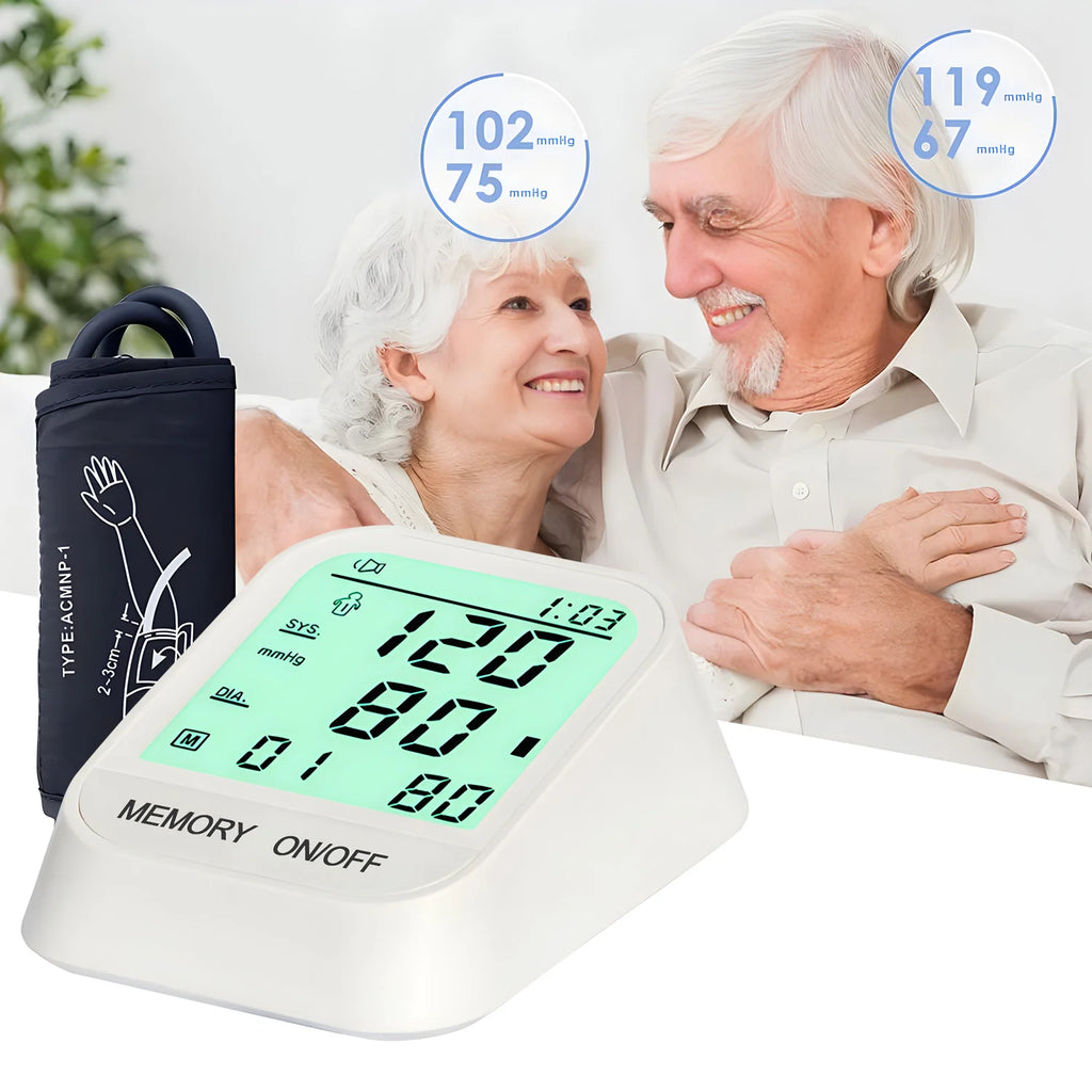 New Blood Pressure Monitor Upper Arm Automatic Tonometer Digital Tensiometer BP Monitor Medical Sphygmomanometer Health Care
