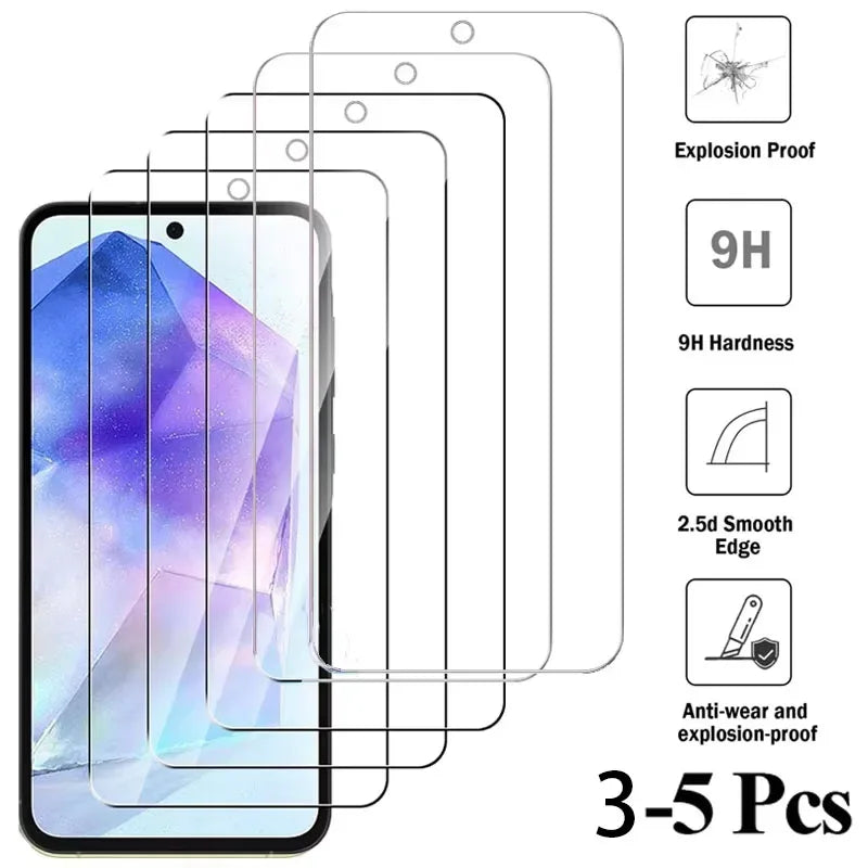 Samsung S26 Tempered Glass Screen Protector - 9H Anti-Scratch HD Clear Film Tempered Glass Tidesmit