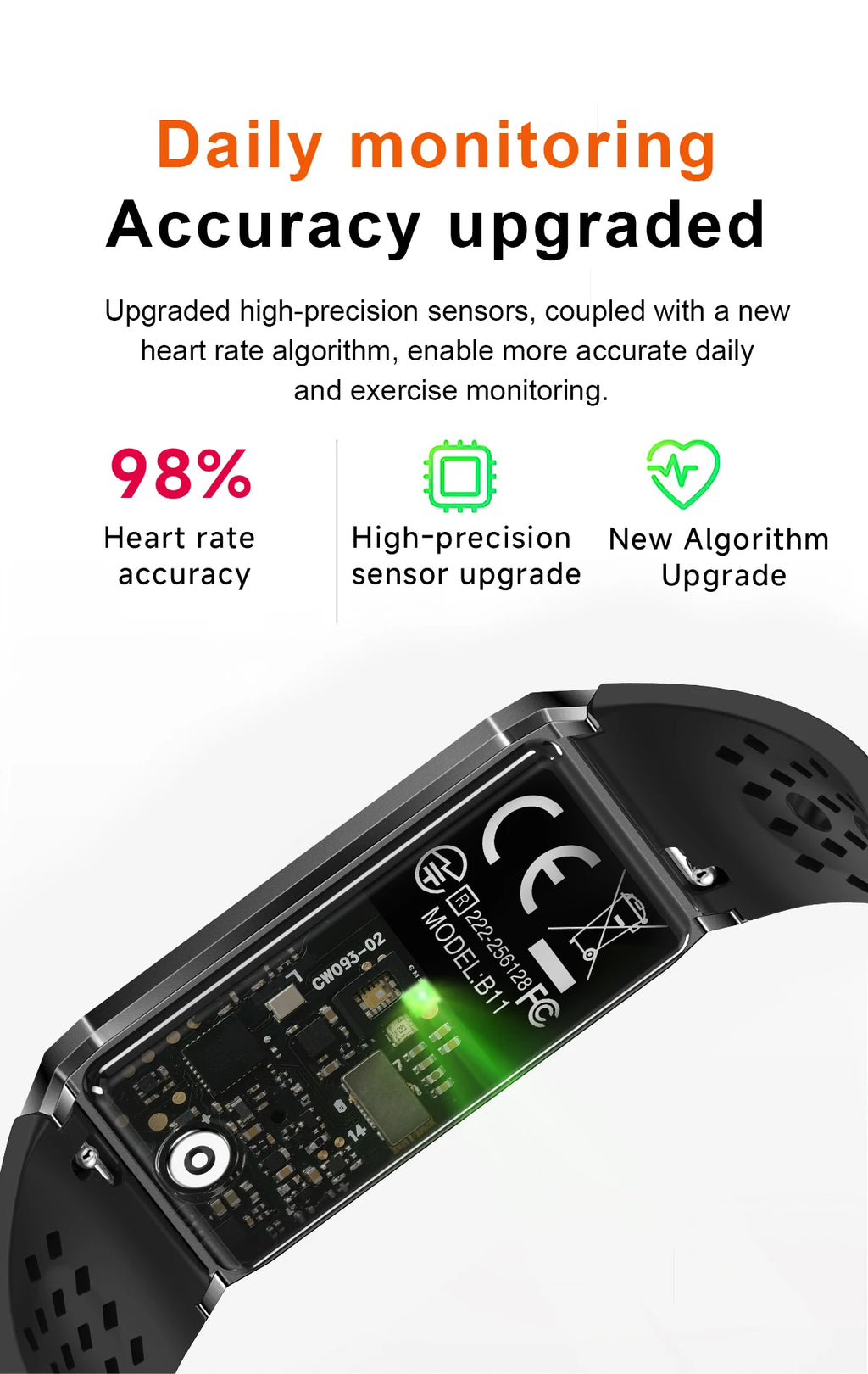 LIGE 4.9MM Ultra-Thin Fashion Men Women Smart Bracelet Sports Fitness Tracker Heart Rate Health Monitor Waterproof SmartWatch