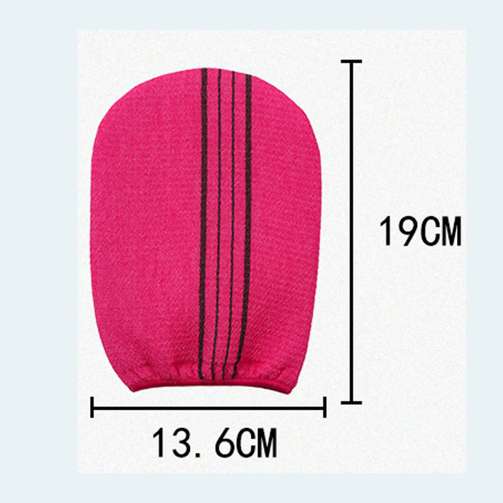 Exfoliating Bath Mitts - 2 Pack Dead Skin Remover for Shower Scrubs Treatments Tidesmit