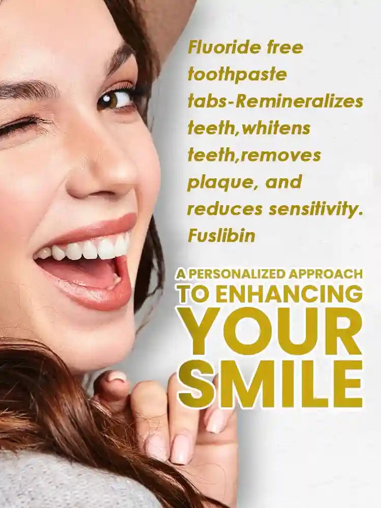 Tidesmit teeth whitening toothpaste tablets for plaque removal and fresh breath oral hygiene
