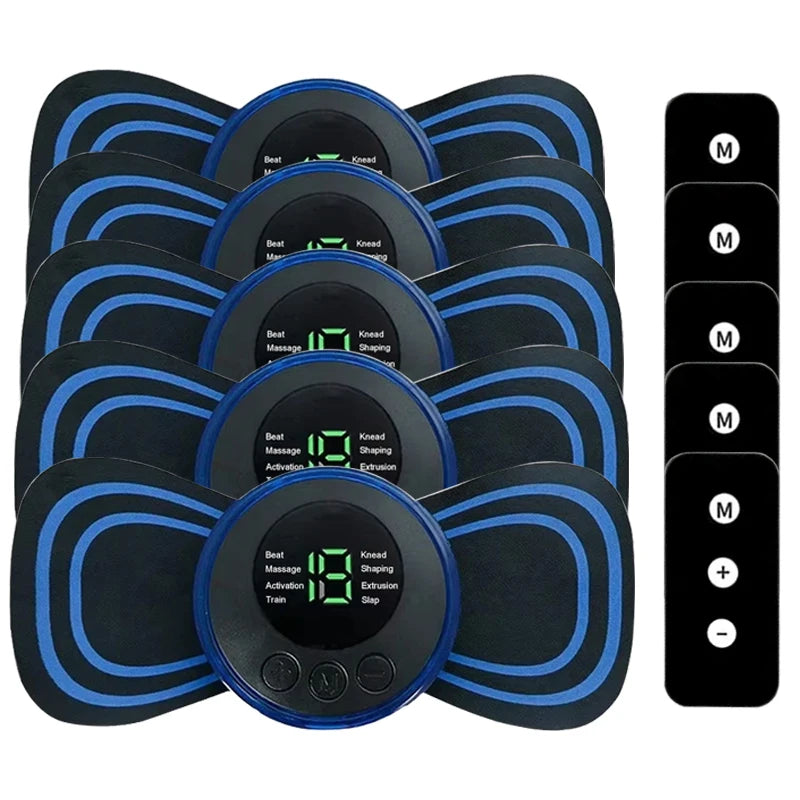 Portable Electric Massager for Muscle Relief - 8 Mode Wellness Device Massage Cushion RC 5PC Tidesmit