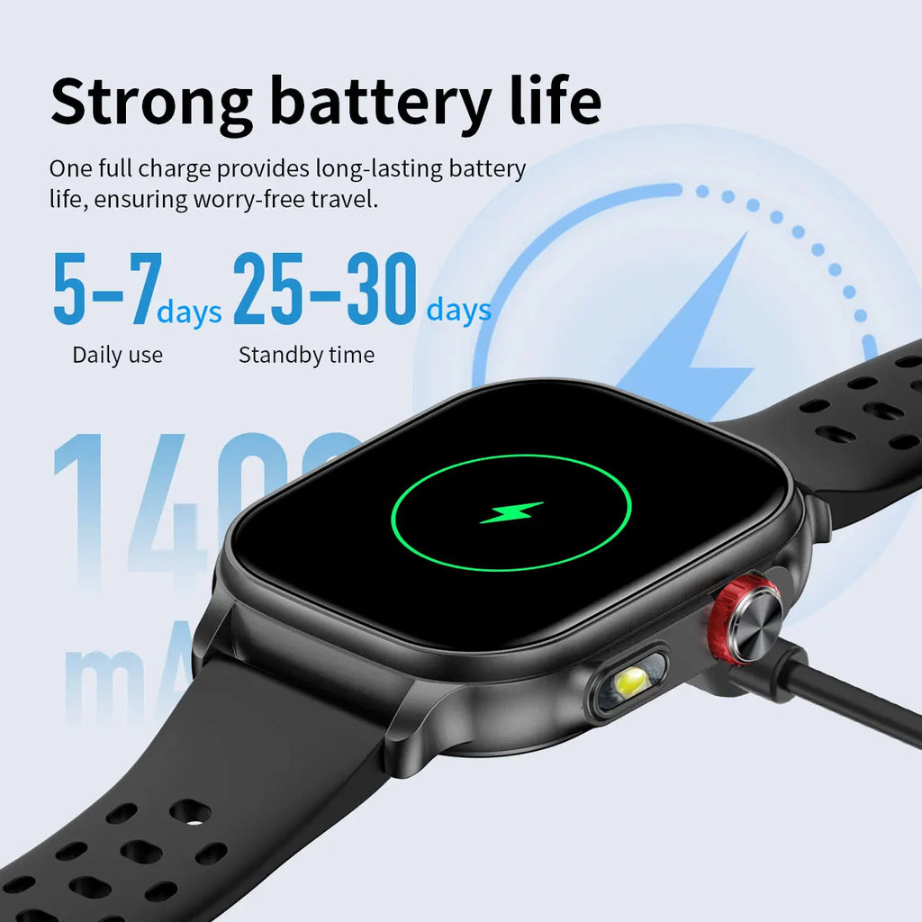 2026men's andwomen'ssmartwatches,2.01-inch high-definitiontouchscreen,1400mAhultra long battery life,men'sandwomen'sholidaygifts