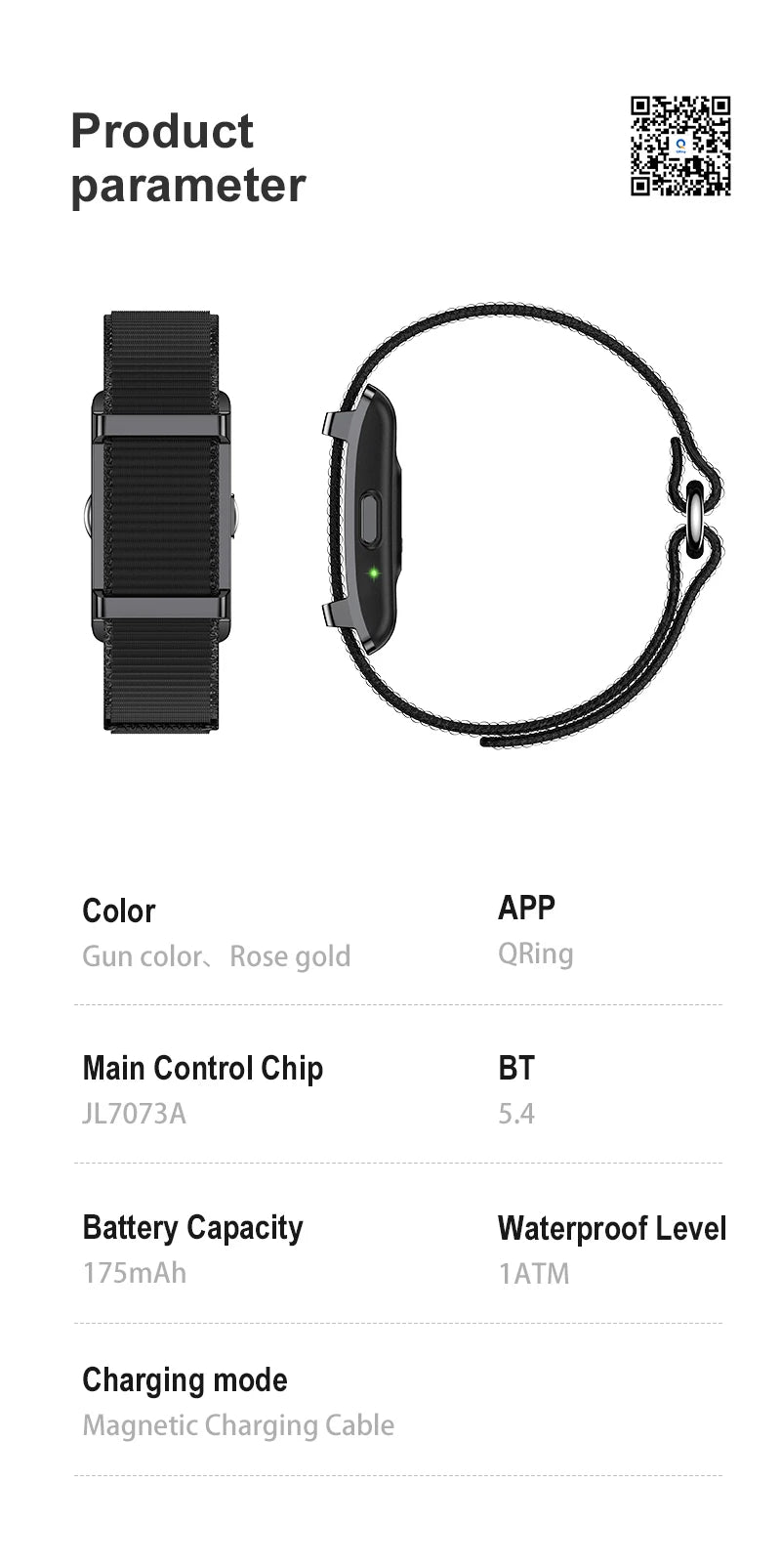 HY Digital No Screen Smart Watch Bracelet Sports Fitness Tracker Health Heart Rate Sleep Monitor Outdoor Smart Wristband