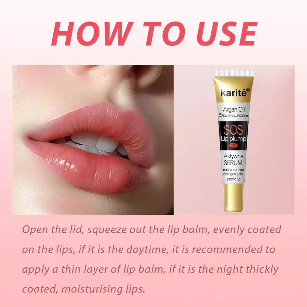 Argan Oil Lip Plumping Essence | Moisturizing Lip Care | Tidesmit Lip Care Tidesmit