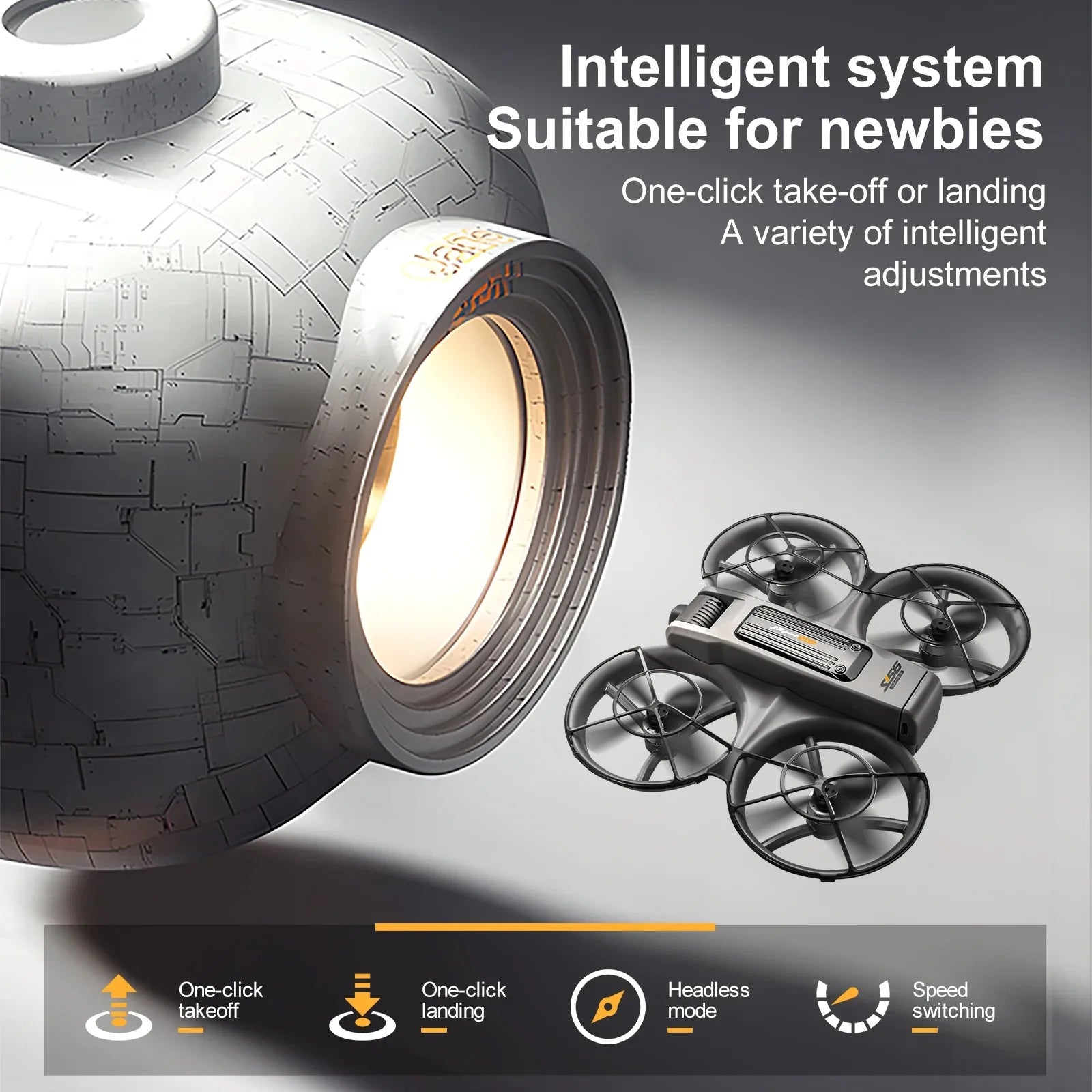 4K Camera Drone with Brushless Motor & Optical Flow - Tidesmit Tidesmit