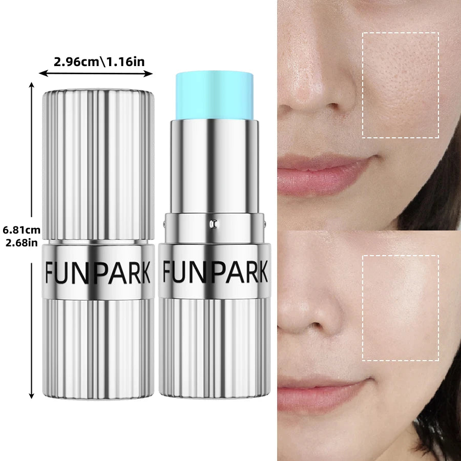 Tidesmit facial invisible pore base stick showing silky texture close-up for smooth Korean makeup finish