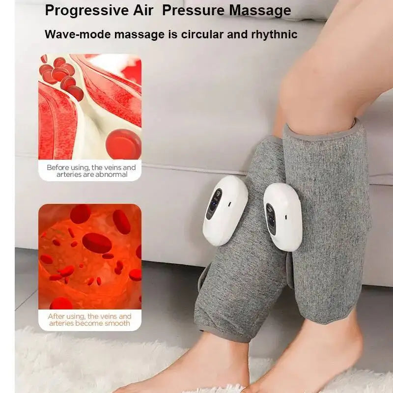 Portable Calf Massager with Heat - Air Compression Recovery Device Fascia Gun Tidesmit
