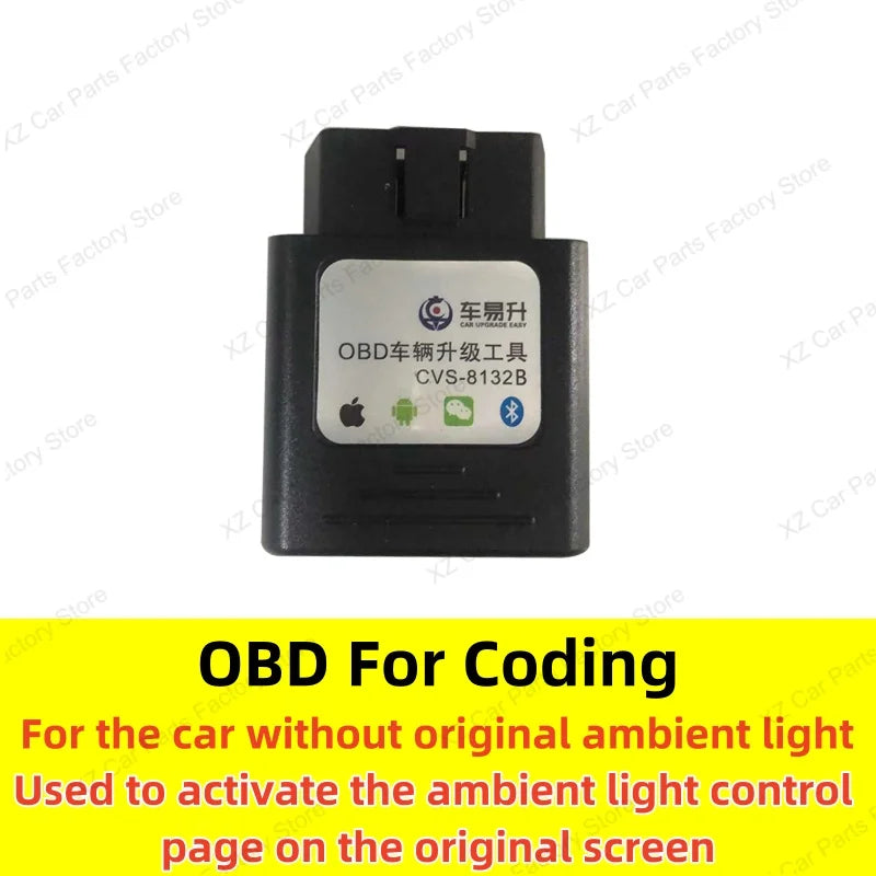 Mercedes Benz W205 X253 64-Color LED Ambient Lighting Kit OBD Tidesmit