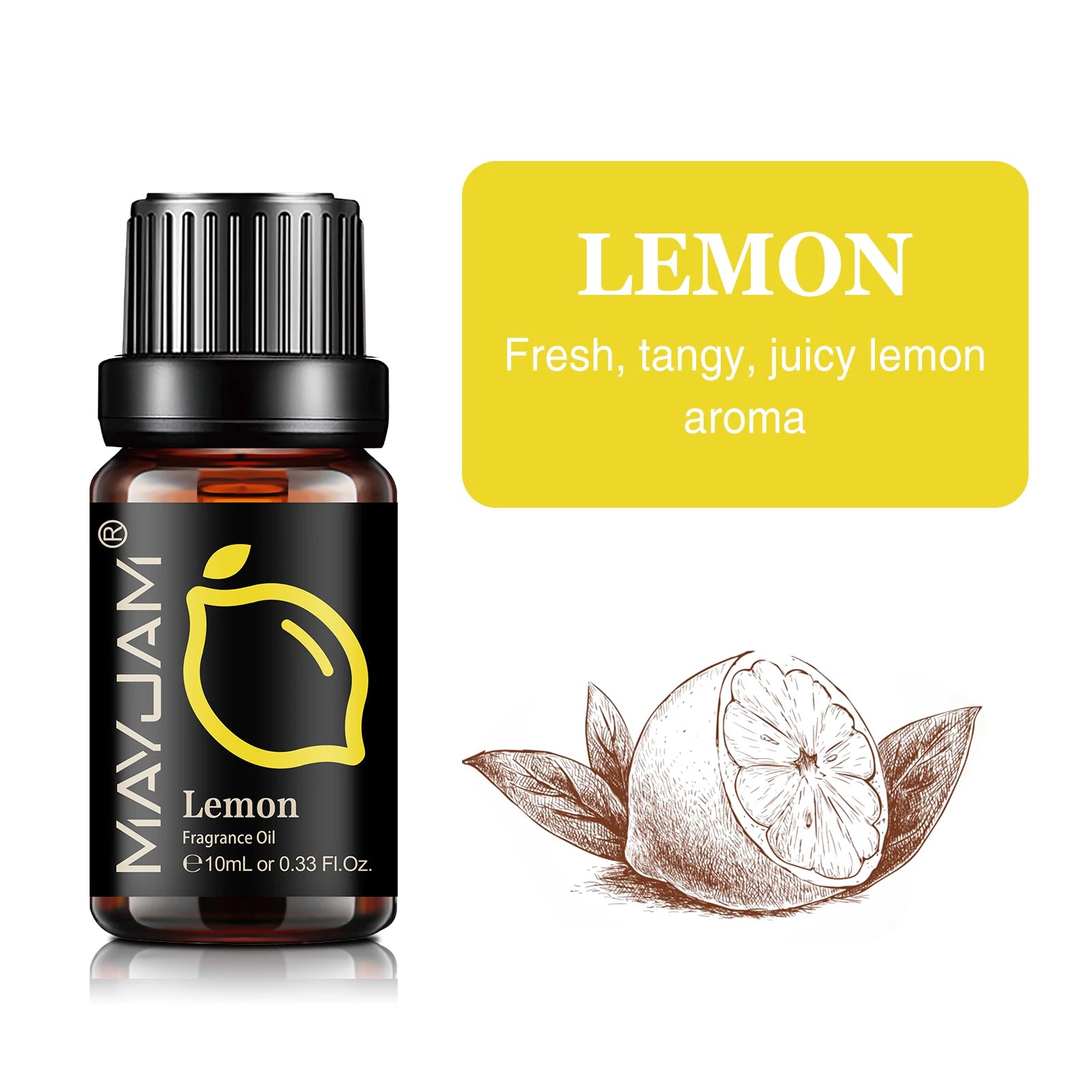 MAYJAM 10ML Fruit Fragrance Oil Strawberry Watermelon Mango Coconut Cherry For Humidifier Candle Soap Making Air Freshener