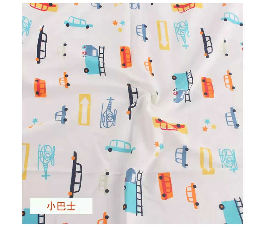 Baby Fabric Knit Jersey Print Fabric Sewing Material for Children's Garment 50*185cm Brocade Fabric Organic Fabric  Knitted