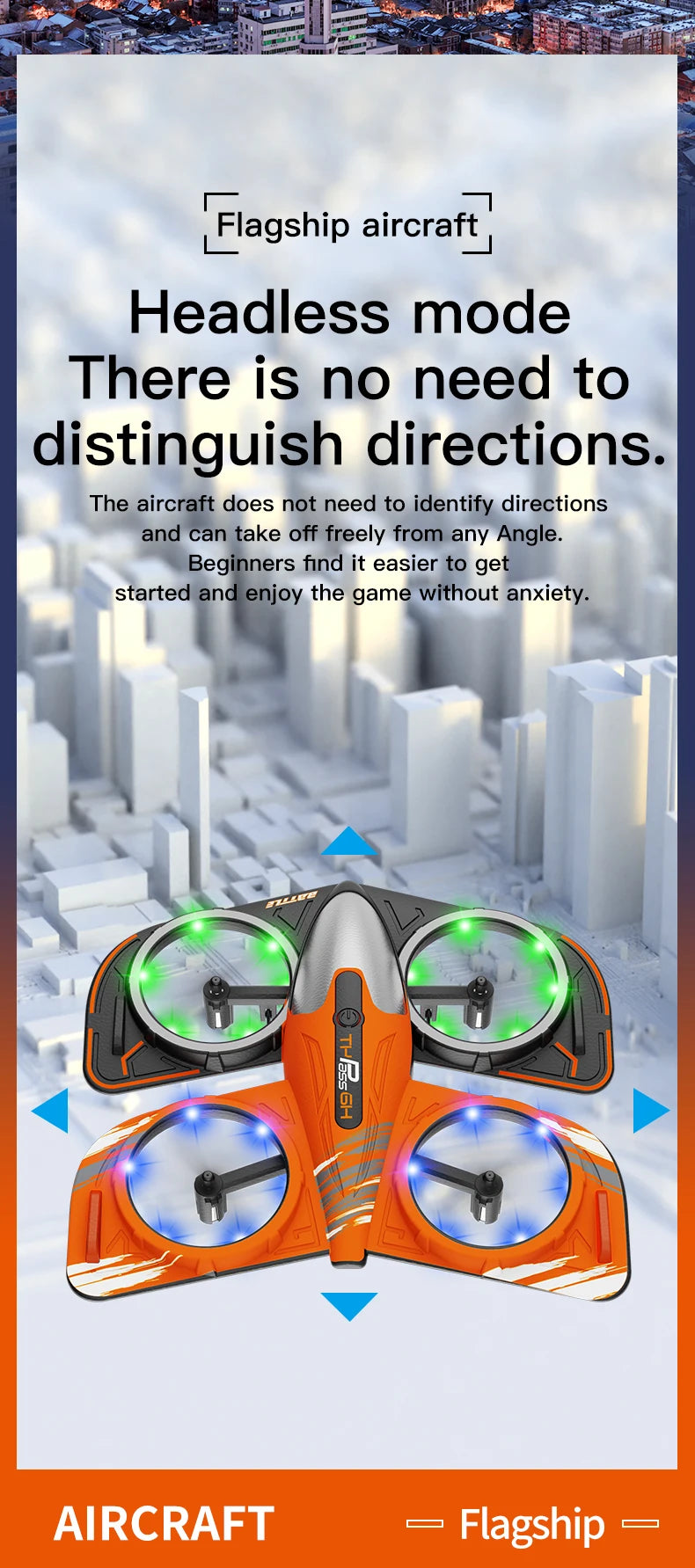 Mini Camera Drone with Long Range and Extended Flight Time - Blue Tidesmit